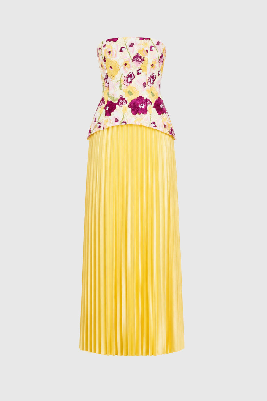 Cascade Pleated Gown