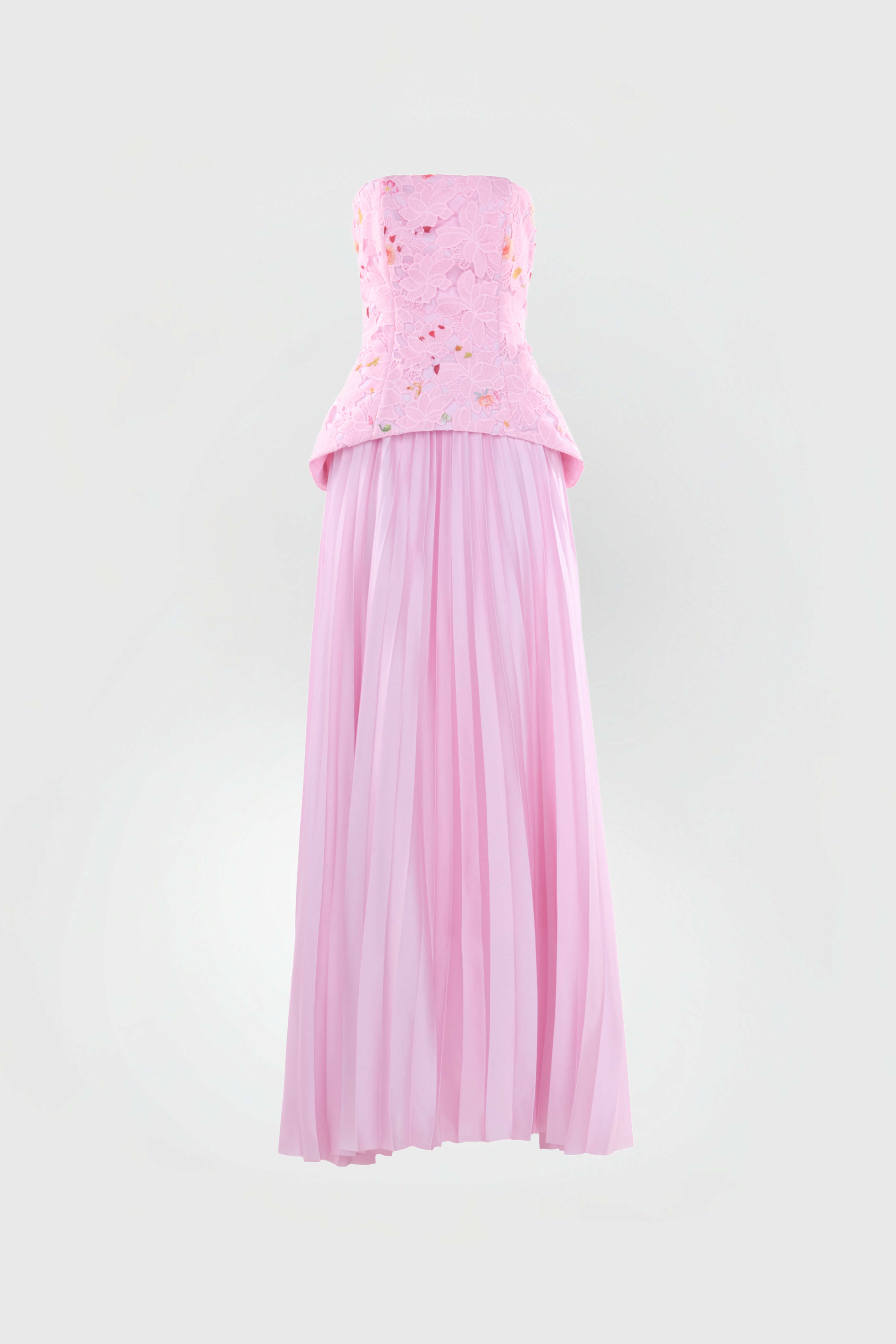 Cascade Pleated Gown